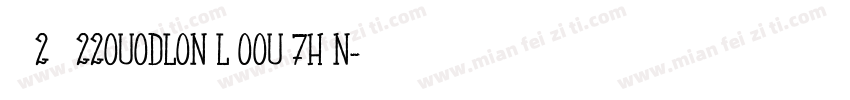enb2 le220U0DLON LeOOUe7HlN字体转换